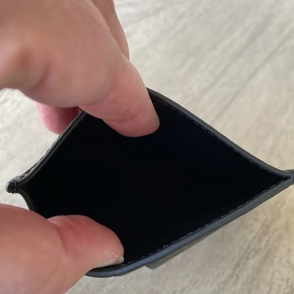 Rick Owens Leather Square Card Holder